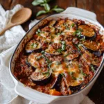 Eggplant Casserole with Ground Beef