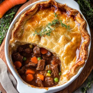 Hearty Beef Pot Pie Casserole: A Comfort Food Dream