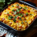 Cheesy Fiesta Corn Casserole: A Flavorful and Easy Side Dish