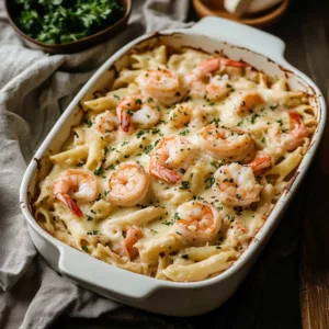 Creamy Shrimp Pasta Bake Casserole: A Flavorful Weeknight Dream