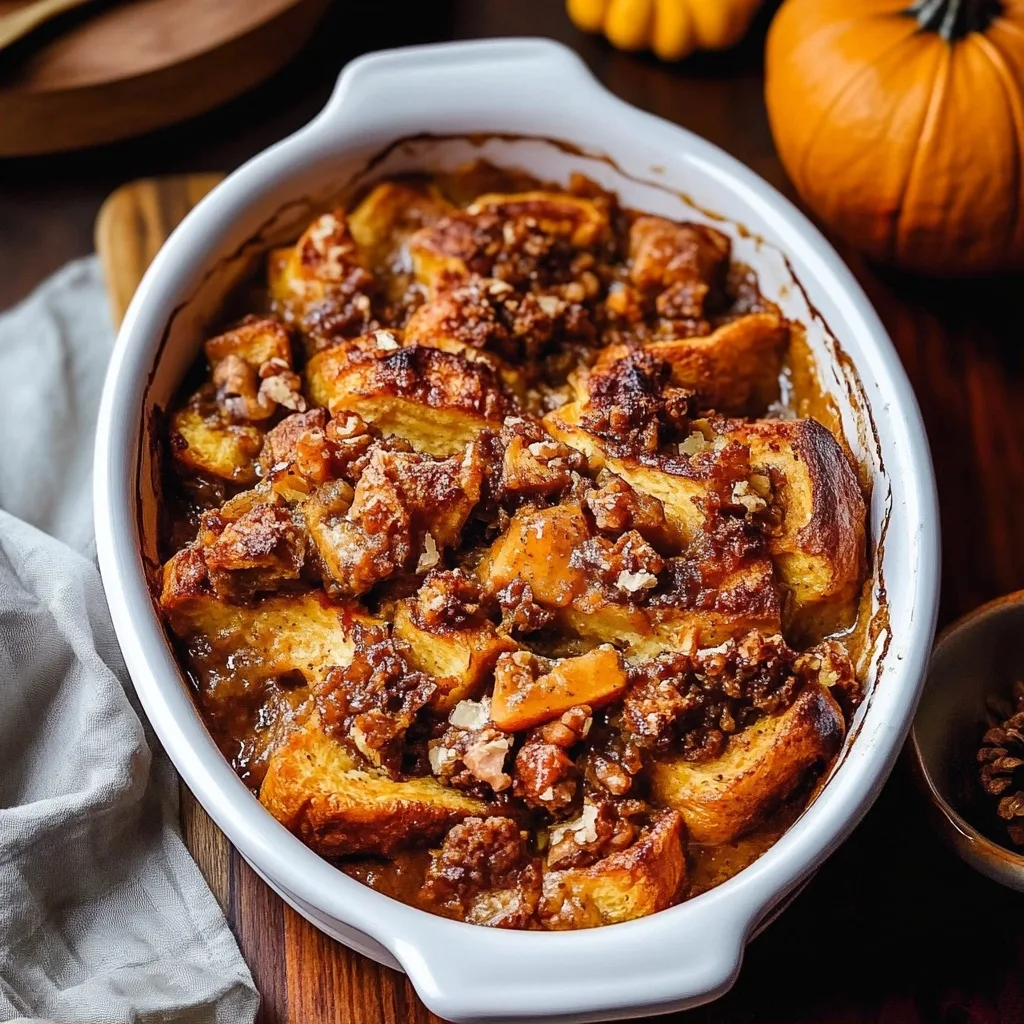 Pumpkin French Toast Casserole
