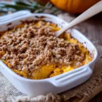Butternut Squash Casserole with Streusel Topping