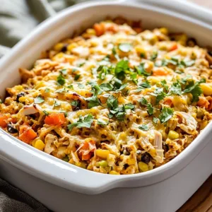 Southwestern Style Leftover Turkey Casserole